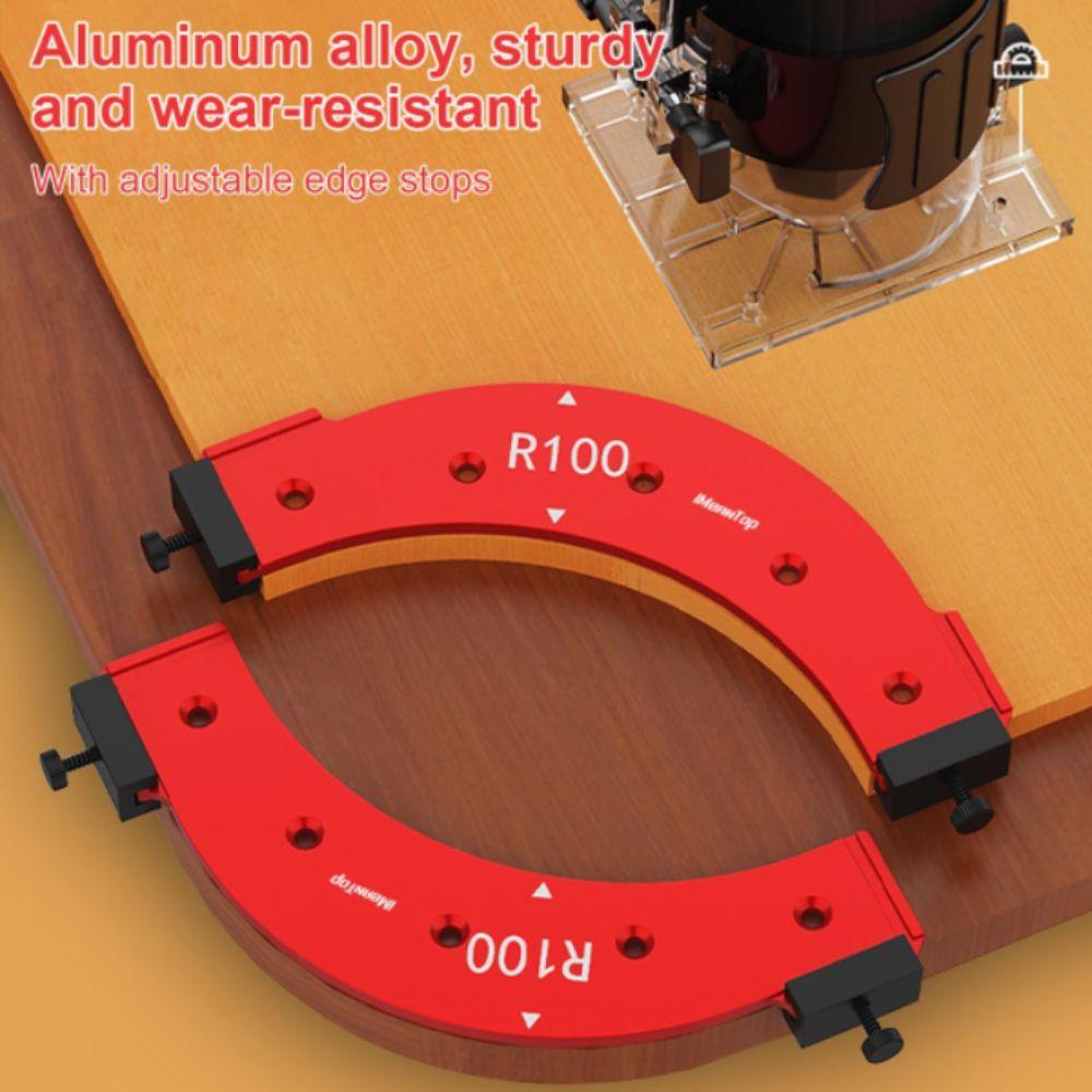 R100 R150 R200 R250 R300 Corner Routing Guide Aluminium Zinc Zinc Alloy Radius Jig Arc Mold  Trimming Machine