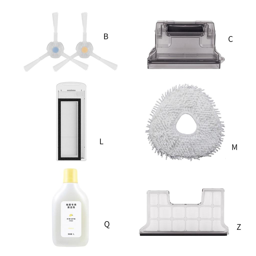 Боковые щетки для пылесоса, Аксессуары для пылесоса, Держатель фильтра, Пылесборник, Фильтры для пылесоса для моделей J1/J2/T10