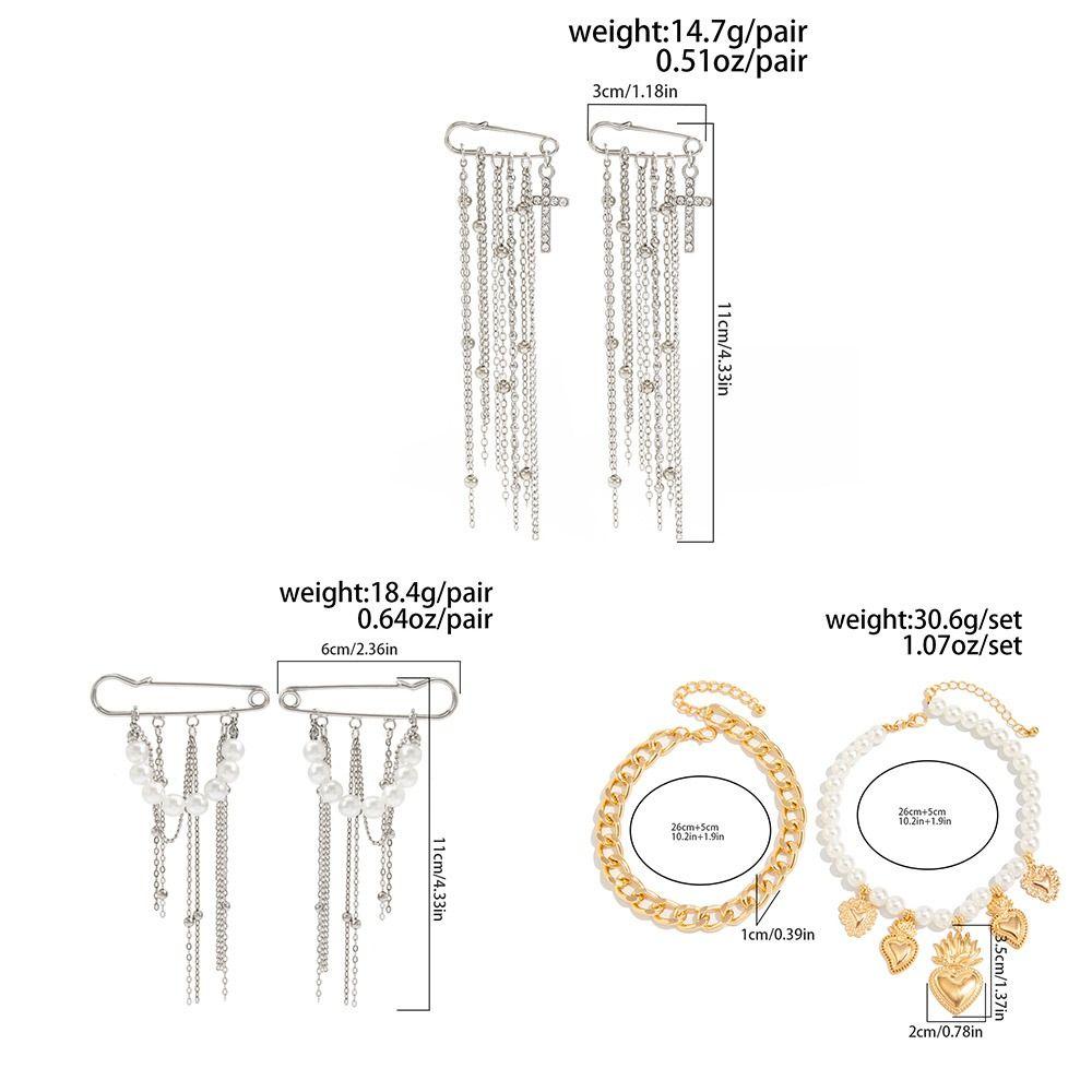 Кисточка Джинсовая Брошь Съемная Подвеска-Крест Джинсовая Цепочка Аксессуары для Одежды