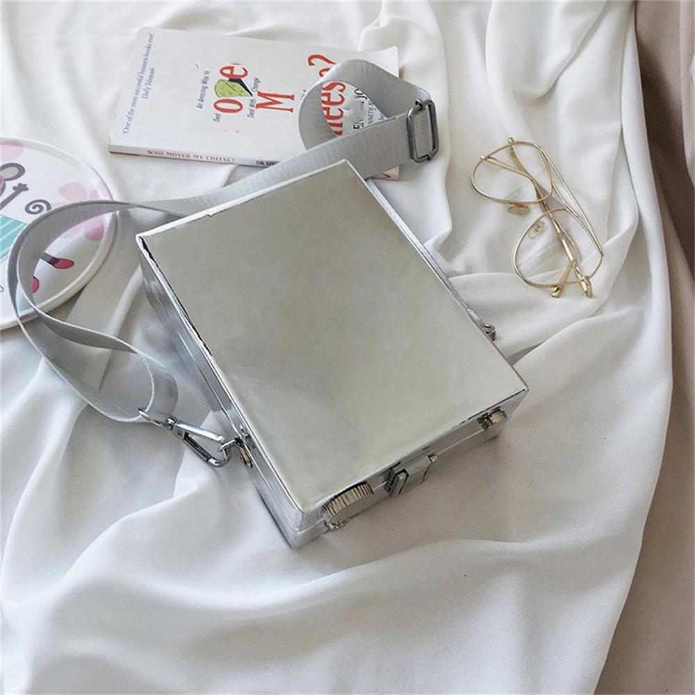 Повседневная модная индивидуальная креативная сумка через плечо с широким ремнем для фотоаппарата, маленькая квадратная сумка, простая модная сумка через плечо на одно плечо