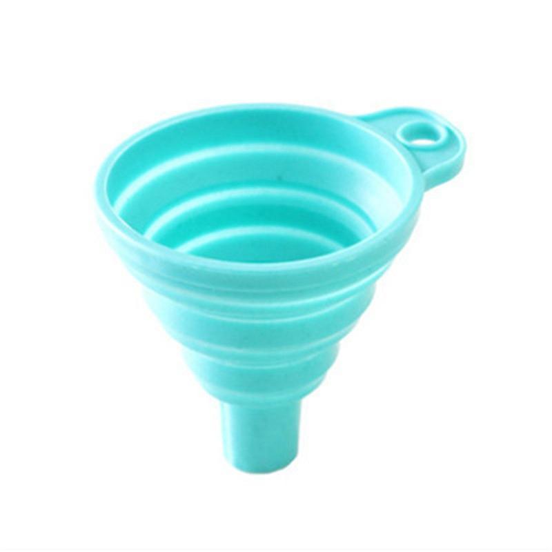 Funnel Safety Portable Silicone Funnel Home Kitchen Conical Oil Funnel Water Proof