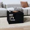 Coffee Table, Black, 50x50x36 Cm, Wood-based Material
