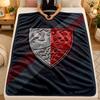 Flannel BlanketVfB Stuttgart Warm Soft Throw Blanket for Indoor Sofa Bed Living Room Use