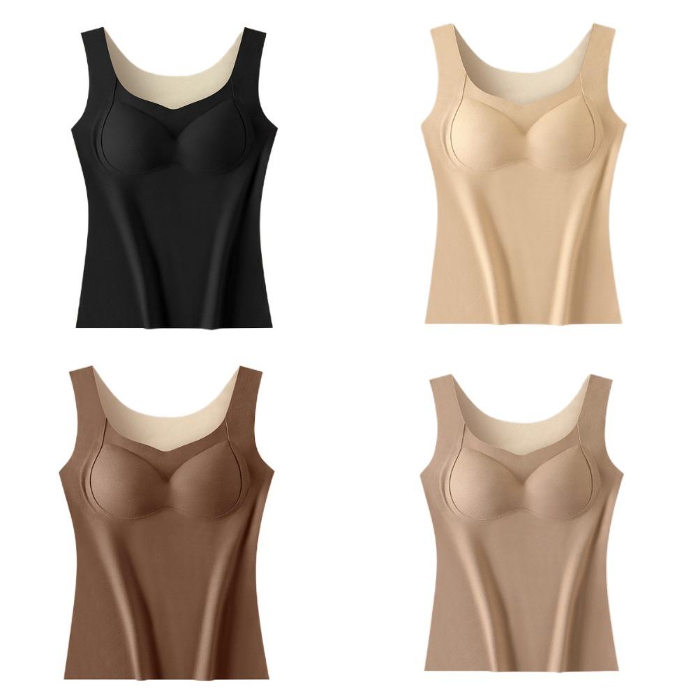 Антистатическое термобелье облегающая рубашка женская бесшовная терможилетка осень зима