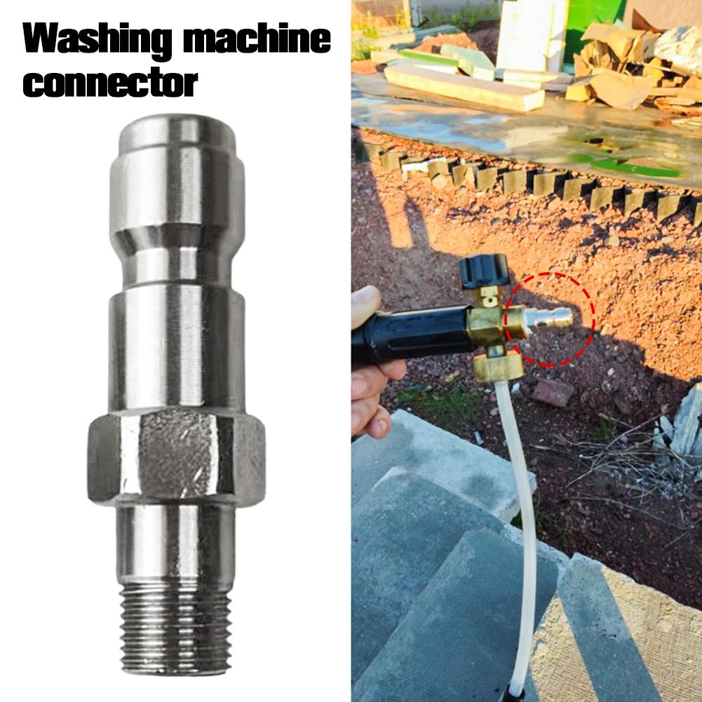 Насадка для пенного пистолета + G1/4 Male/+ G1/8 Male Мойка высокого давления 1/4 Быстроразъемный штуцер Штуцер для быстроразъемного соединения Аксессуары для автомойки