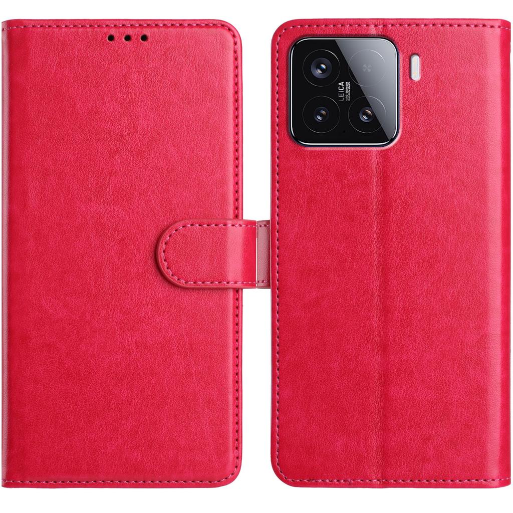 For Xiaomi 15T Pro Wallet Phone Case Stand PU Leather Folio Flip Cover with 8 Card Slot