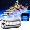 IP68 Waterproof Boat Transom Lamp 27LED Stainless Underwater Light Pontoon Marine Ship Lights Blue/White