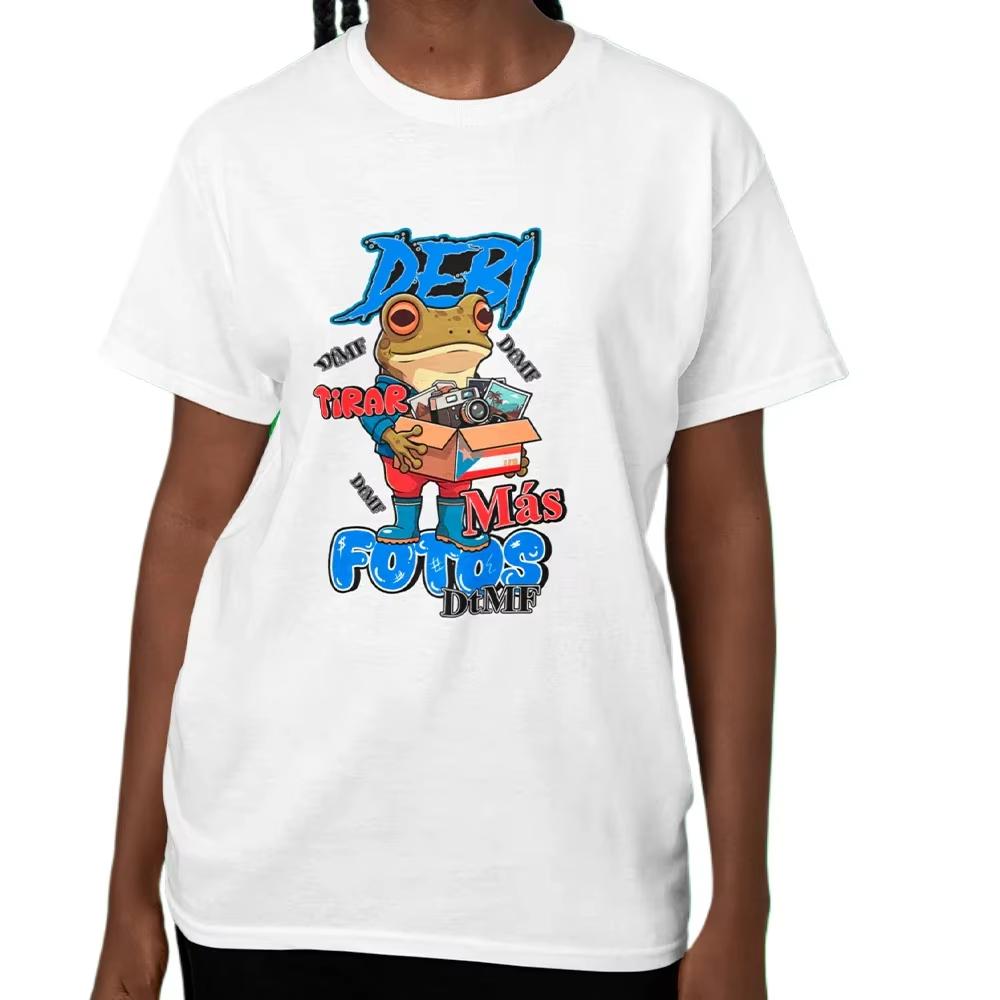 Singer Bad Bunny DTMF 2026 World Tour Peripheral 100Cotton Tshirt for Men and Women Summer Fashion Casual Short Sleeved Shirt