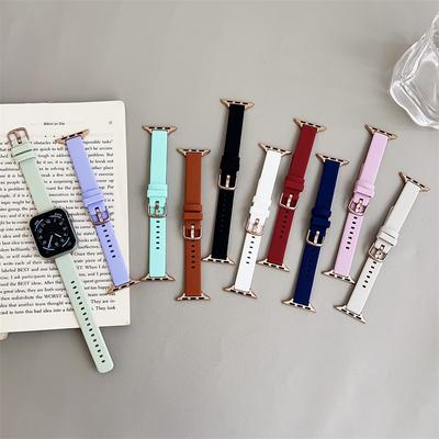 Силиконовый ремешок для Apple Watch band 46 мм 44 мм 41 мм 45 мм 40 мм 49 мм 42 мм 38 мм спортивный браслет correa iwatch Series Ultra 10 9 8 7 se3 6 5 4 3