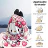 1pc Hello Kitty's Heartfelt Adventure Blanket, Soft and Cozy Home Decor Gift for All Seasons, Perfect for Any Room Decoration, Ideal Present for Famil