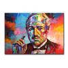 Godfather Portrait Oil Painting Canvas HD Printing Abstract Pop Street Art Poster and Modern Home Living Room