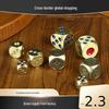 Hand-Polished Copper and Brass Mini Dice With Creative Mahjong Shaker