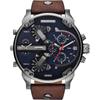 DZ7314 Mr Daddy Dual Time Chronograph мужские часы с темно-синим циферблатом