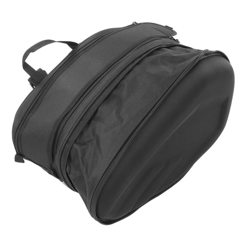 1 Pair Motorcycle Saddle Bag 600D Oxford Cloth Large Capacity Multi Purpose Motorcycle Side Bags Black