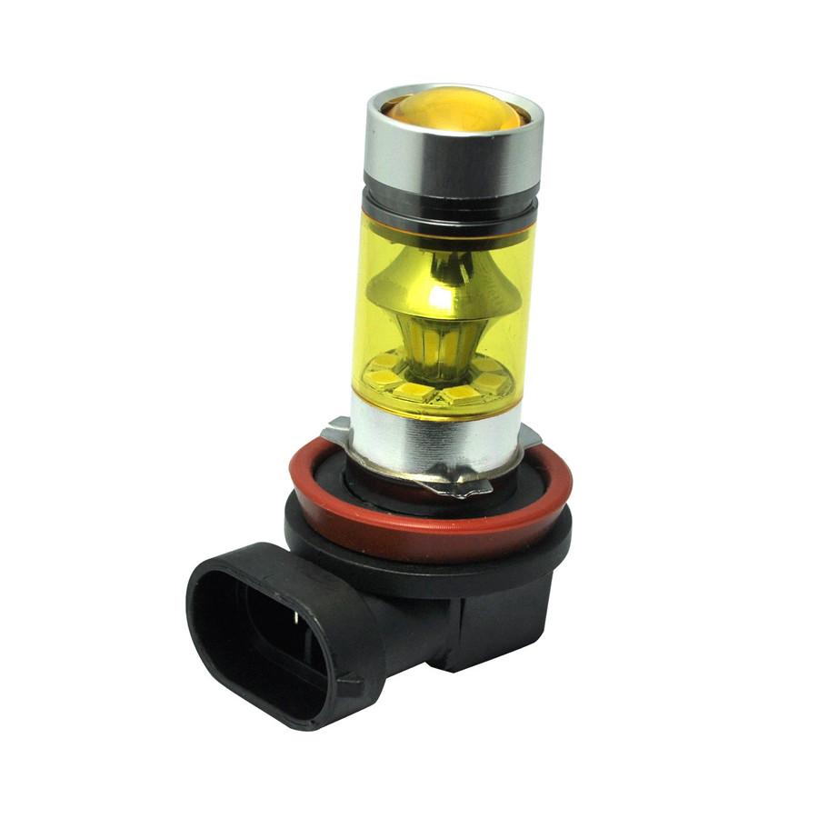 2Pcs DC12V LED H11/H8 4300K Yellow 100W 1000LM Car Truck Fog Driving Light Bulbs