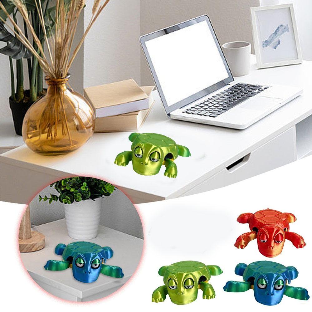 С забавным выражением 3D-печать Подставка-черепаха ABS Подставки для напитков-черепах Домашний декор