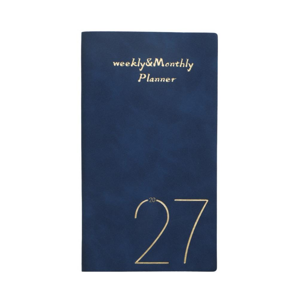 Wear-resistant 2027 Schedule Planner Notepad A6 Office Work Planner Diary Writing Pads Business