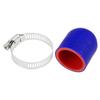 X AUTOHAUX 1pcs 30mm Length 32mm/1.26" ID Blue Red Car Silicone Rubber Hose End