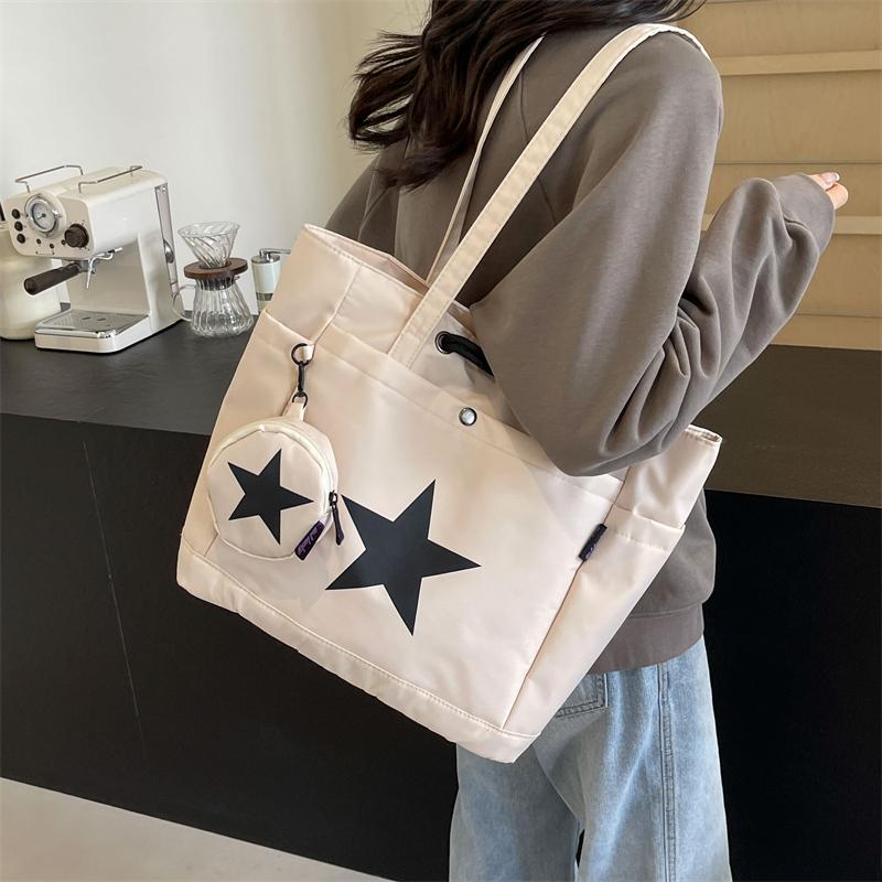 Звездная большая сумка, женская сумка, студенческая сумка на плечо, большая вместительная сумка для сообщений