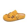 Thick-soled, Flip-top Half-slippers Spring Shoes One-foot Flat Flip-flops