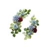 2Pcs/Set Welcome Sign Front Door Peony Backdrop Wall Silk Rustic Wedding Garland Artificial Flowers Arch