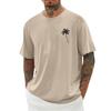 Men's Hawaii Printed T-Shirt Men's Loose Casual Short Sleeve Top