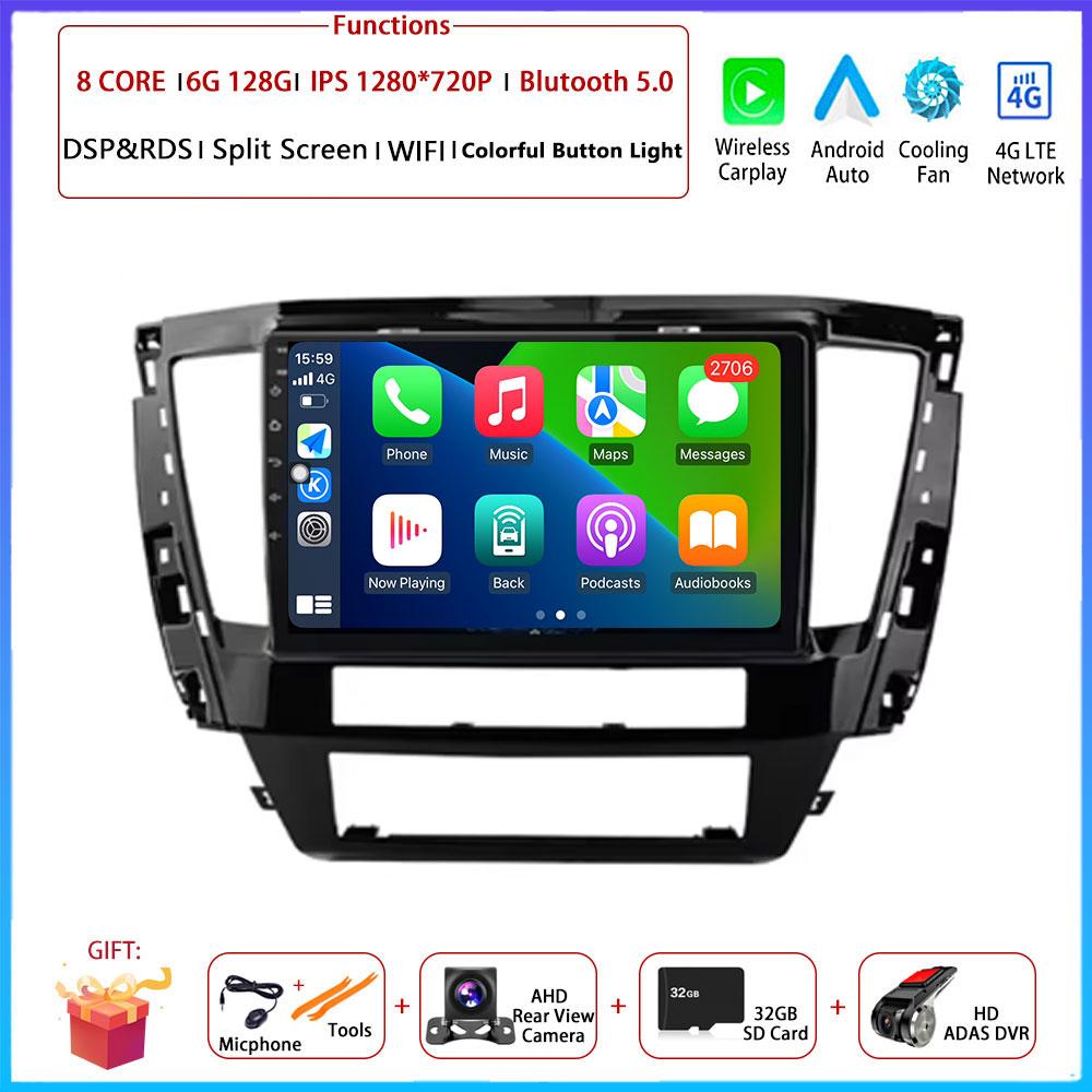 9 "4G Android OS Carplay Auto для Mitsubishi Pajero Sport Montero 2020 Автомобильный радиоприемник Навигация GPS Мультимедиа Видеоплеер DSP AMI