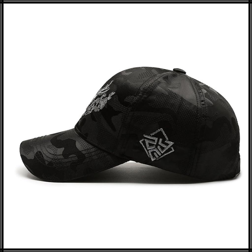 Шапка Animal CZ002 [Белый Клык], Бейсболка, Олень, Козырек, Уникальная, Кепка, Стильная, Модная, Мужская, (черный)