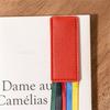 2 Pcs Book Markers with Colorful Ribbons PU Leather Reading Bookmarks Ribbon Page Markers for Book Lovers