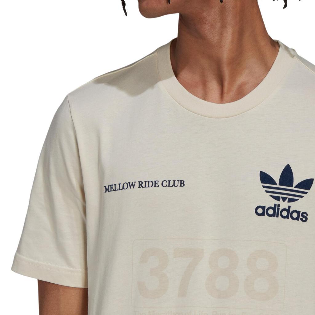 Adidas Originals Mellow RIDE T Shirt Men's Ecru HL9277