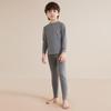 Children's Wool and Silk Thermal Underwear Set Boys and Girls Autumn Clothes and Pants German Baby Winter Double-Sided Fleece Pajamas