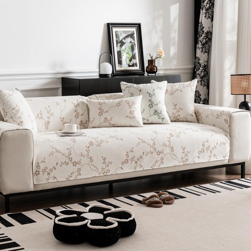 Sofa Cushion Four Seasons Universal Non-Slip Seat Cushion New Simple Modern Living Room Leather Sofa Cover Cover Cloth Towel