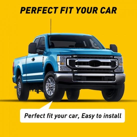 Blue Non-Slip Gas Automatic Brake Foot Pedal Pad Cover Car Accessories Parts 2Pc