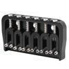 Electric Guitar Bridge 6 Strings GA890 Fixed Metal for Guitarist Musical Accessory Black