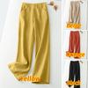 Женские повседневные свободные хлопковые брюки на молнии