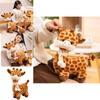 Cute Giraffe Plush Doll High Quality Short Plush Stuffed Animal Scarf Toy For Children