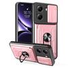 For Xiaomi Poco X7 Pro 5G Case PC+TPU Kickstand Phone Back Cover with Camera Slider
