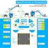 SIYEENOVE Умный робот-манипулятор Microbit, комплект для сборки с японским PDF-руководством, программируемый механический манипулятор 4DF [Microbit V2 и батарейки AA]