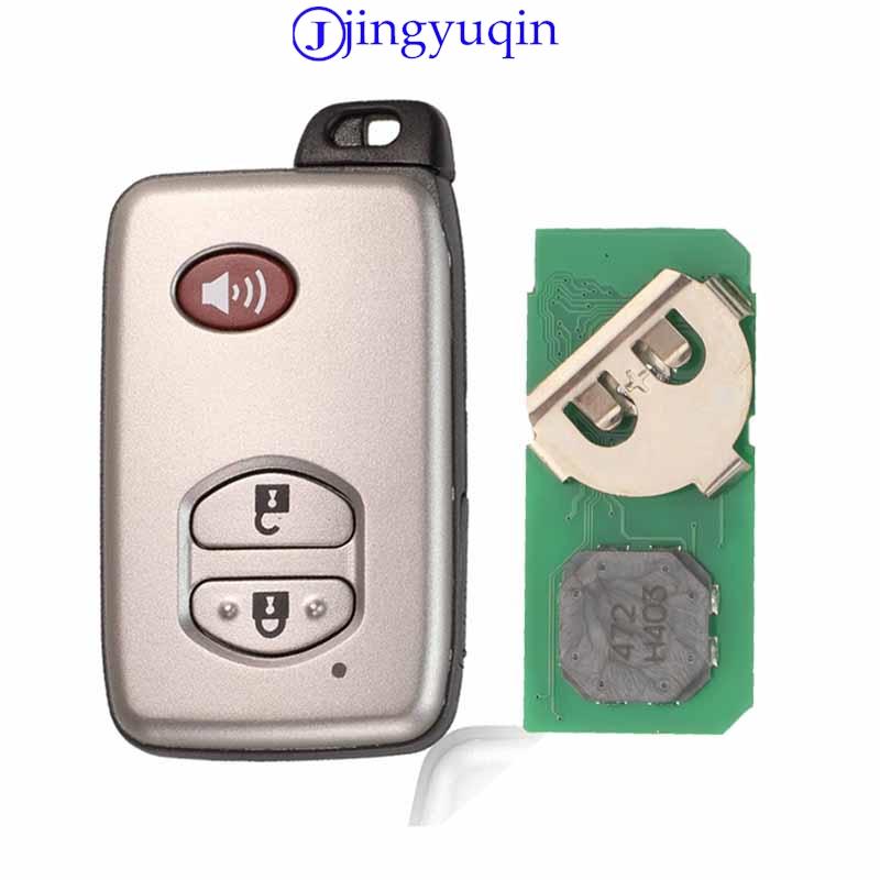 Jingyuqin Пульт для автомобиля Toyota Land Cruiser Prado 2010-2017 Умный ключ 89904-60561 314 МГц HYQ14ACX Полный контроль