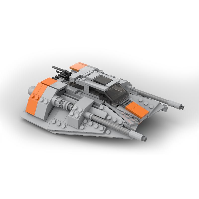 Buildmoc Космические Войны T-47 Снежный Аэроспидер Истребители MOC Набор Строительные Блоки Комплекты Игрушки для Детей Детские Подарки Игрушка 453 Детали