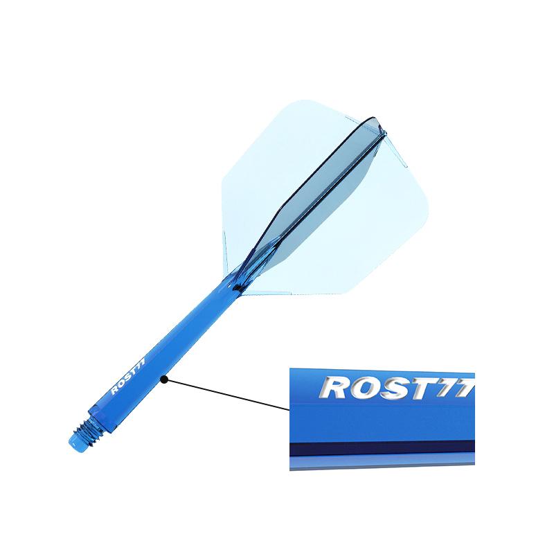 For Rost 77 Integrated Dart Shaft And Flight M Big Wing Shape 14Colors Durable Stiff Tightly Tip Darts Wings For Dartboard Game