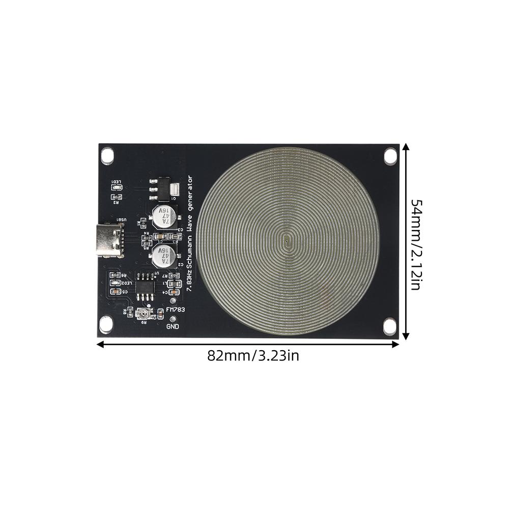DC 5V 7.83Hz Schumann Wave Generator Ultra Low Frequency Pulse Generator Type‑C Power Supply Portable Relaxation Device