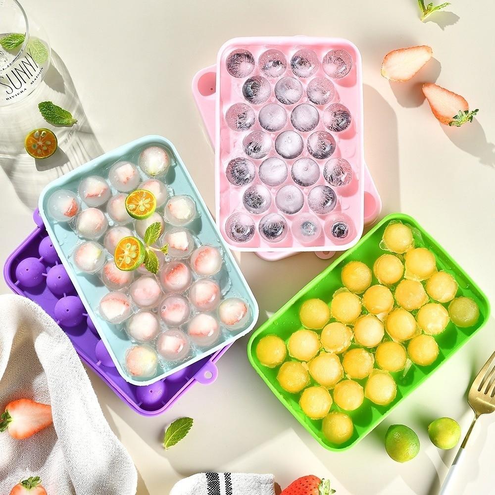 25 Grids Grape Ball Molds Round Shape Ice Cube Mold Creative Handmade Soap Molds Bar Party