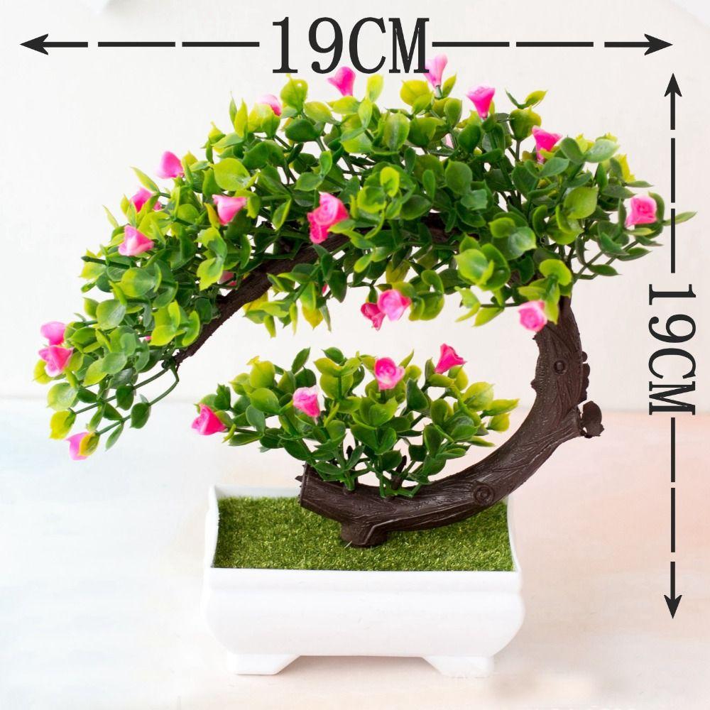New Artificial Plants Bonsai Snowball Simulation Fake Flowers Home Decoration Small Tree Potted