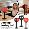 Настольный боксерский тренажер высокой реакции, подходит для мальчиков, девочек и взрослых, семейное фитнес-оборудование, подходит для домашнего развлечения, черный.