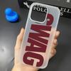 SWAG Дизайн с красным шрифтом Чехол для телефона Для IPhone 17 16 15 14 Pro 13 12 11 Max Plus 7 8 Plus 2020 Ударопрочный Мягкий Силиконовый Чехол