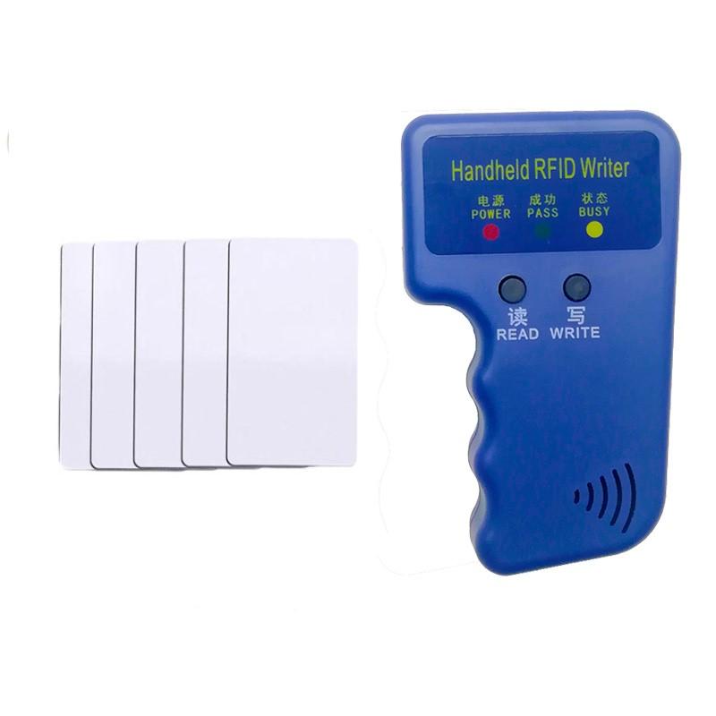 Ручной 125KHz TK4100 EM4100 RFID Копир Записывающее устройство Дубликатор Программатор Считыватель + EM4305 T5577 Перезаписываемые ID Брелоки Метки Карты