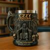 Halloween 3D Ozzy Osbourne Commemorative Stainless Steel Mug - Skull Water Beer Coffee Cup for Drinking