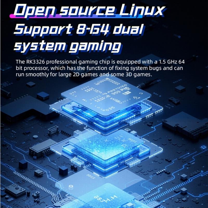 Портативные игровые консоли с открытым исходным кодом, оснащенные 4-дюймовыми экранами, Wi-Fi, многопользовательским режимом, вибрационной обратной связью, удобные для игр