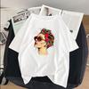 Fashion Cool Print Female T-Shirt White Model Women Tshirts Summer Casual Harajuku T-Shirt
